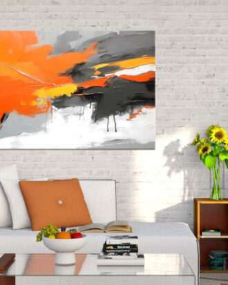 UNIQUE COLORFUL ABSTRACT ART-112275-A