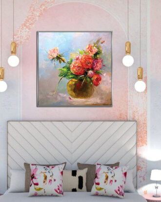BEAUTIFUL MODERN ARTWORK FLORAL ART-113331-A