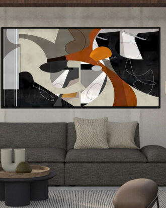 CREATIVE ABSTRACT ART WALL DECOR FRAMES-113355-A