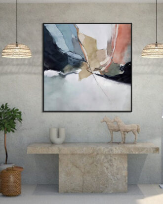 MODERN ABSTRACT ART CANVAS FRAME -113370-A