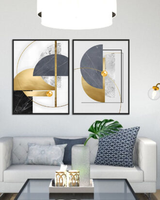 MODERN ABSTRACT ART WALL FRAME-113381-A