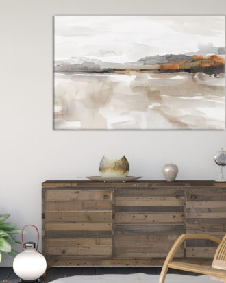 MINIMAL ABSTRACT CANVAS PRINT STRETCHED FRAME-115523-A