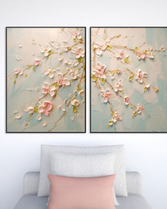 CREATIVE ABSTRACT CANVAS PRINT SLEEK BLACK FRAME-115581-A