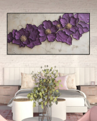 TEXTURED ABSTRACT CANVAS PRINT SLEEK BLACK FRAME-115596-A