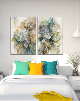 ELEGANT ABSTRACT CANVAS PRINT SLEEK BLACK FRAME-116613-A