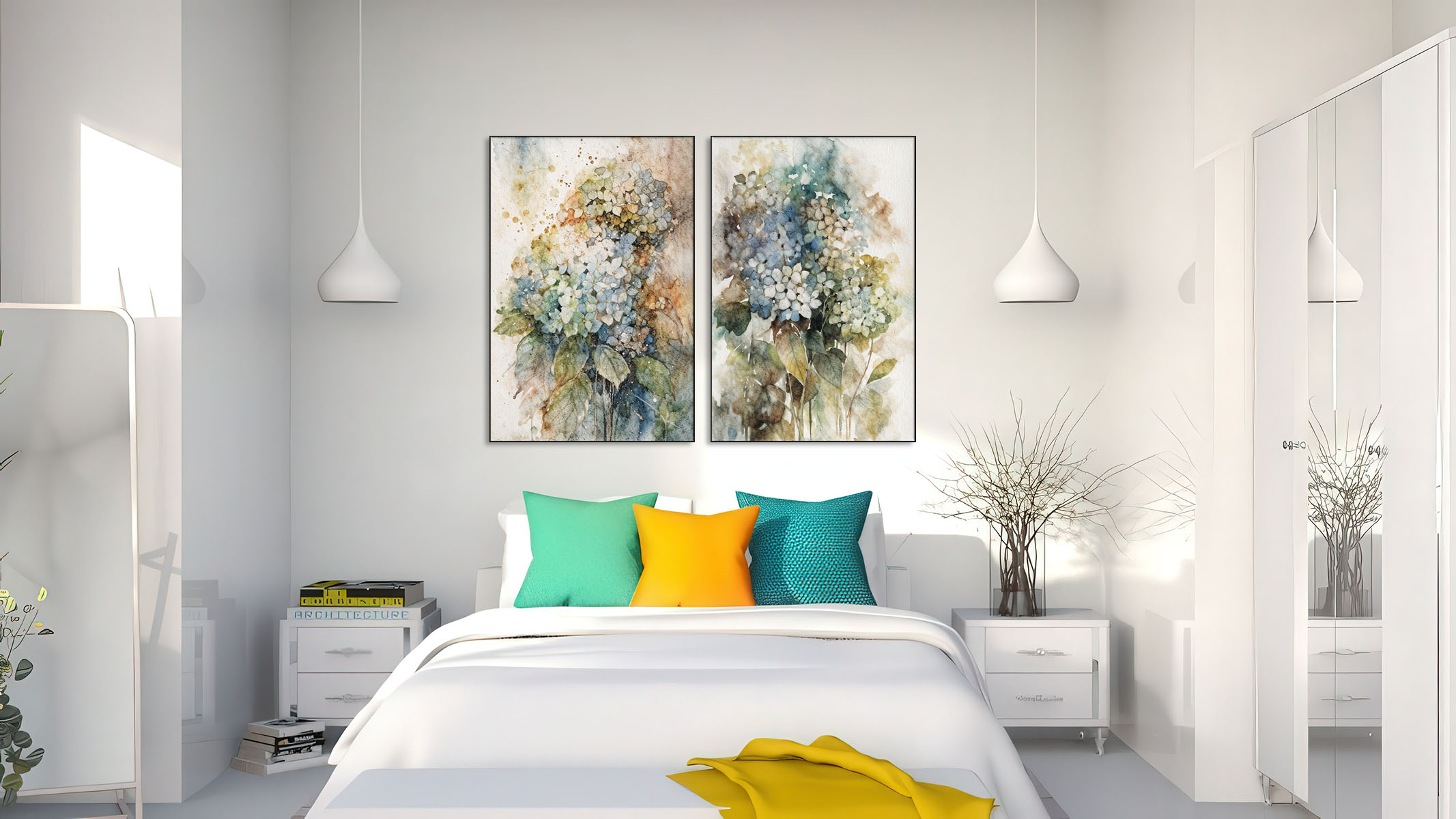 ELEGANT ABSTRACT CANVAS PRINT SLEEK BLACK FRAME-116613-A