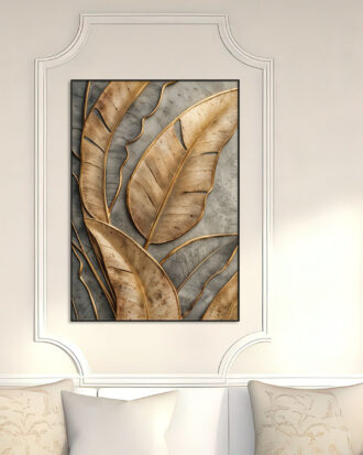 CREATIVE ABSTRACT CANVAS PRINT SLEEK BLACK FRAME-116620-A
