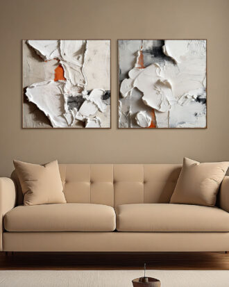 STUNNING ABSTRACT ART CANVAS PRINT WOOD FRAME-116642-B