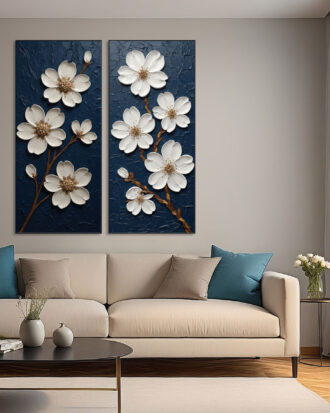 TEXTURED ABSTRACT ART ON CANVAS SLEEK BLACK FRAME-116634-B